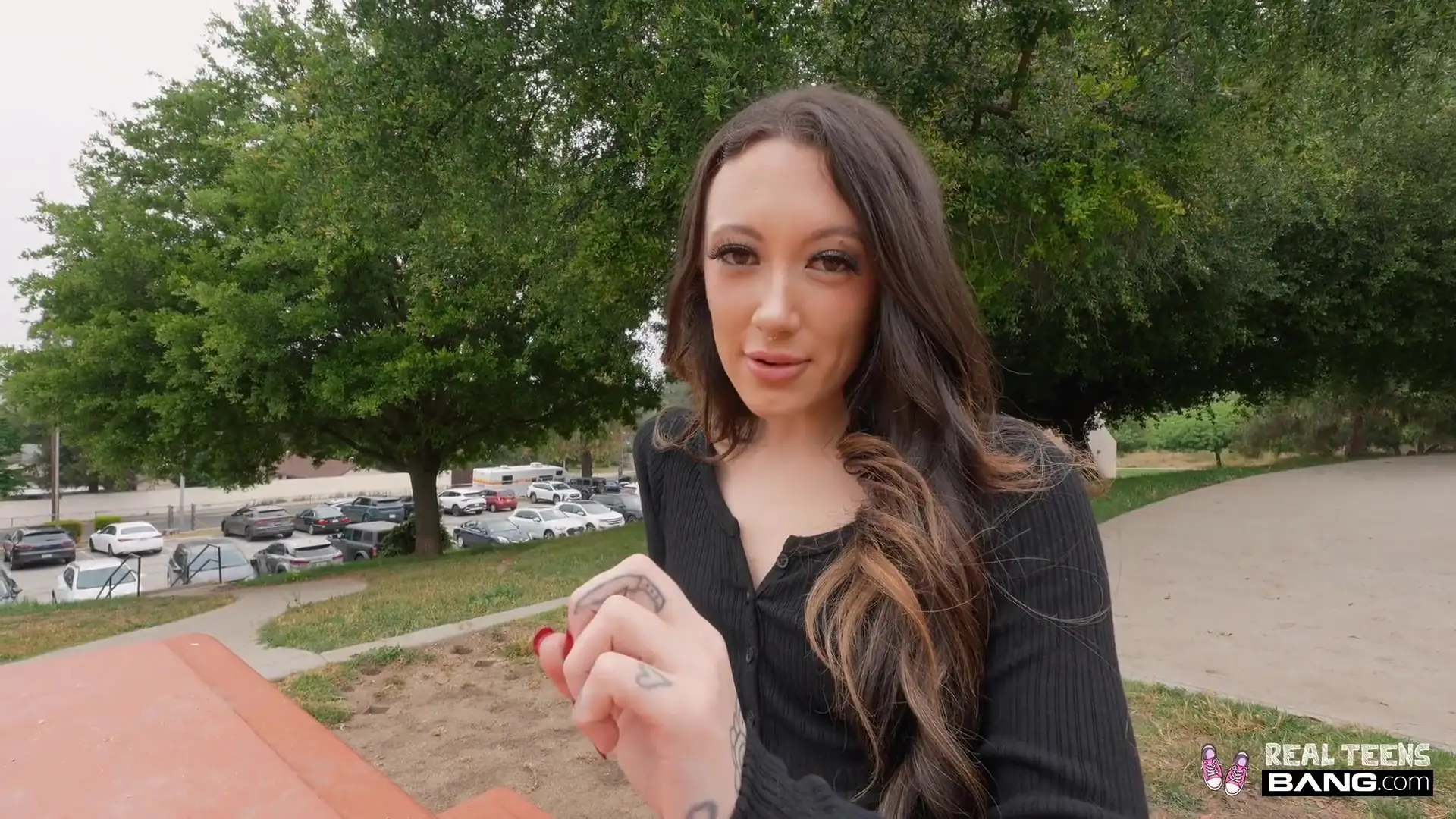 18+ – Tattooed Sexy Teen 18+ Stripping And Fucking In A Secret Cave – Real Teens, Sage Hunter And Rough Sex