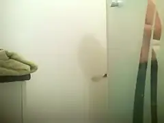 Roommate came in the bathroom