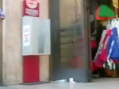 Flawless ass under a college girl’s skirt
