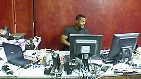 Interracial Black Scene 2 Lusty Blonde Fucking Hard In Interracial Fuck In The Office