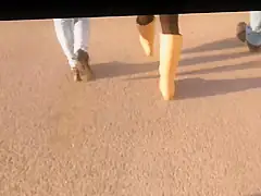 Black leggings teen 18+ candid