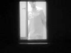 caught neighbors couple ready for sex in the dark window