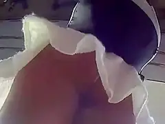 Hottie in a tiny skirt gets some unwanted attention