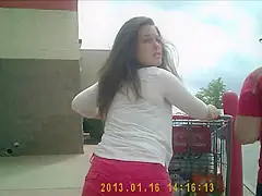 Phat ass college girl out with Step mom.