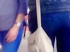YOUNG ADULT STREET YUMMY ASS IN JEANS