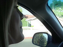 Hot Tight Pussy Horny All Natural College Girl Picks Up A Big Dick Guy Right From The Bus Stop