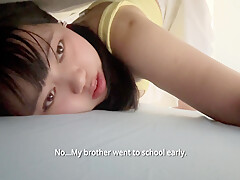 Ah Ko Lay – Stuck My Stepsister In The Bed But My Dick Cannot Handle While Saw