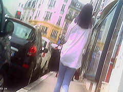 EXHIB GIRL CUM PUBLIC ***